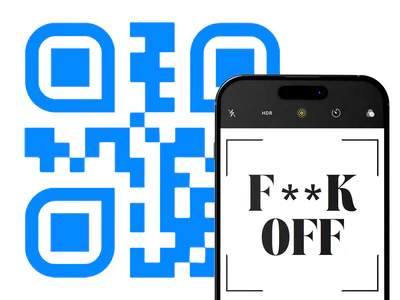 F**k Off QR code